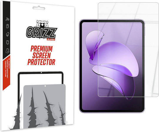 Grizzglass Hybridglass Hybrid Glass Screen Protector Compatible Oppo Pad 3 Transparent