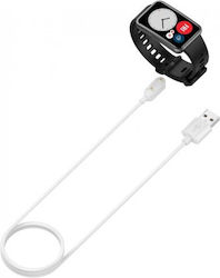 Кабел За Зареждане Usb Huawei Зарядно За Huawei Band 11 / 11 Pro Бял Кабел За Зареждане Usb Huawei Зарядно За Huawei Band 11 / 11 Pro Бял