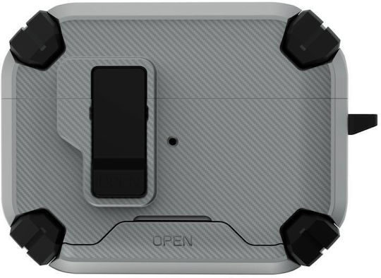 Wireless Earbuds Case Base AirPods Pro 3 Lereach Mega Series Fiber Armor Edition Gray