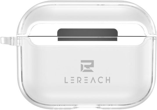 Airpods Pro 3 Wireless Earbuds Case Lereach Mega Series Transparent Edition Hook Transparent White