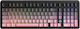 Ajazz AK980 MAX Gaming Mechanical Keyboard with Magnetic Switches and RGB Lighting (English US) Gradient Pink