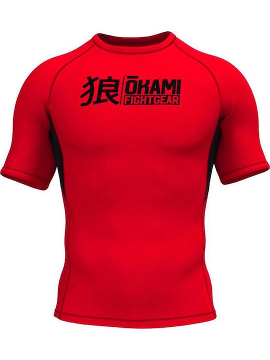 Okami Ανδρική Κοντομάνικη Μπλούζα ORS143 για Jiu-Jitsu / MMA / Kickboxing Κόκκινη Okami Ανδρική Κοντομάνικη Μπλούζα ORS143 για Jiu-Jitsu / MMA / Kickboxing Κόκκινη