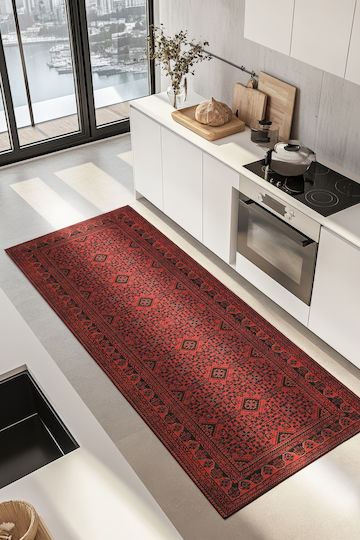 SteweHome Rectangular Kitchen Mat Black 95x200cm