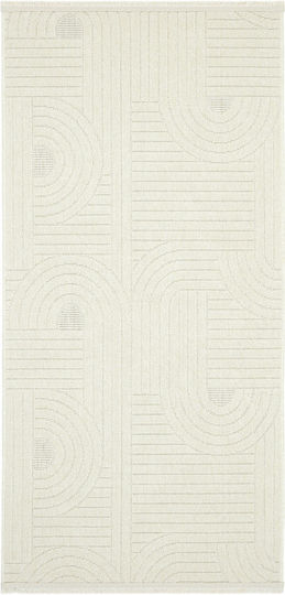 SteweHome Kitchen Mat Runner with Non-Slip Backing Straw 80x150cm