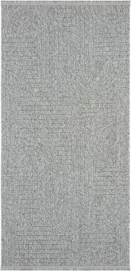 SteweHome Rectangular Kitchen Mat with Non-Slip Backing Woven 100x150cm