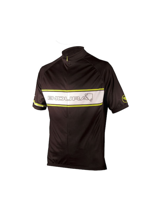 Endura Herren Kurze Ärmel Fahrradtrikot Schwarz