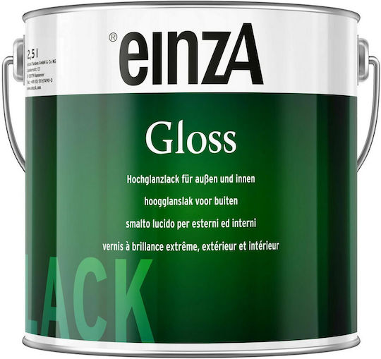 Einza Βερνικόχρωμα Πολυουρεθανικό 0.75lt Λευκό Γυαλιστερό