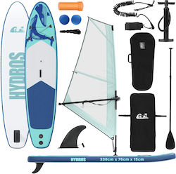 vidaXL Hydros Placă SUP Gonflabilă Albastră vidaXL Hydros Placă SUP Gonflabilă Albastră