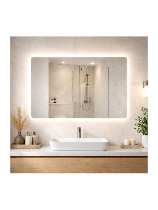 Savvopoulos Xenon Oglindă de Baie cu Lumini LED cu Atingere 50x70cm