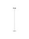 VK Lighting LED Floor Lamp H156.7cm with Warm White Light 2096lm White