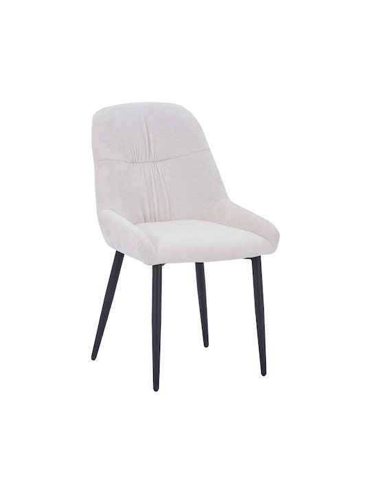 Larissia Dining Chair with Fabric Upholstery Wh...