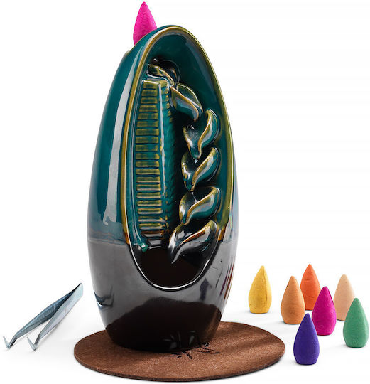 Source – Cascading Smoke Incense Burner – Dekorative Keramische Duftrauchbrunnen