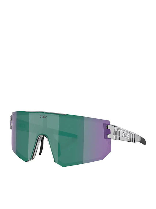 Bliz Unisex Sonnenbrillen mit schwarzem Rahmen mit Spiegelgläsern