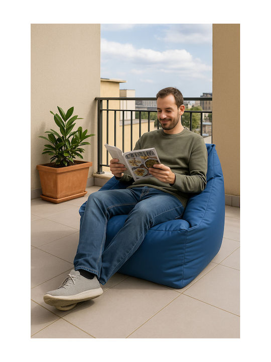 Bean Bag Chair Waterproof Blue