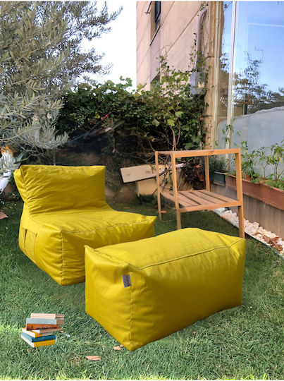 SteweHome Sitzsack Birne Wasserdicht Gelbe 75x65x70cm