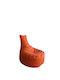 SteweHome Sitzsack Birne Orange 55x40x70cm