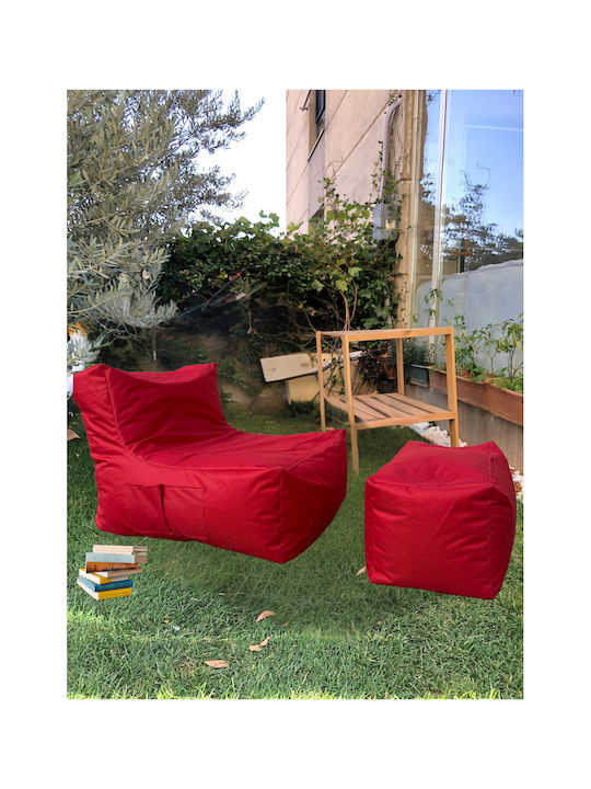 Πουφ Αχλάδι Αδιάβροχο Αχλάδι 35x75x70cm