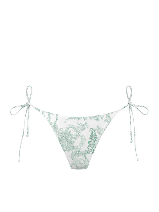 MC2 Marielle Bikini Slip with Laces Jungle Oceania