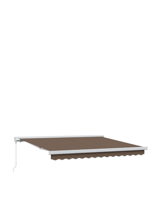 vidaXL Terrasse Zelt Braun 3x2.5m