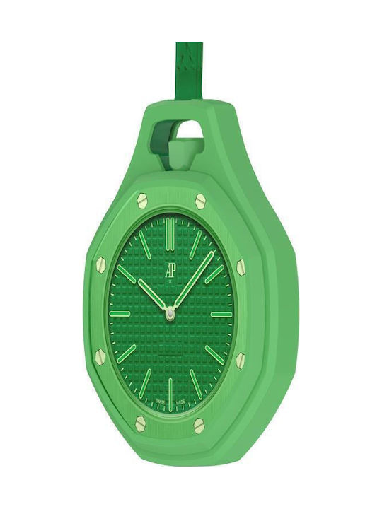 Swatch Royal Pop Audemars Piguet Μαλακή Προστατευτική Θήκη Σιλικόνης Ρολογιών Πράσινο Λάιμ