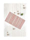 SteweHome Non-Slip Red Entrance Doormat 70x45cm