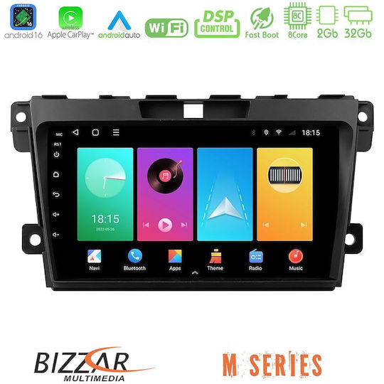Bizzar Автомобилна Аудио Система за Mazda CX-7 2007-2011 (Bluetooth/USB/Вграден Wi-Fi/GPS/Apple CarPlay/Android Auto) с Touch Screen 9"