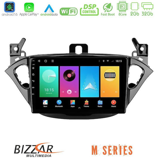 Bizzar Автомобилна Аудио Система За Opel Corsa / Adam 2014-2019 Bluetooth USB Вграден Wi-Fi GPS Apple CarPlay Android Auto С Touch Screen 9"
