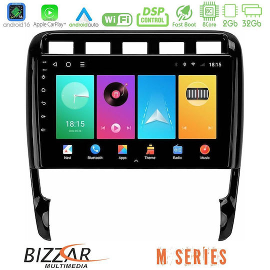 Bizzar Car Audio System for Porsche Cayenne 2003-2010 Bluetooth USB WiFi GPS Apple CarPlay Android Auto with 9" Touch Screen