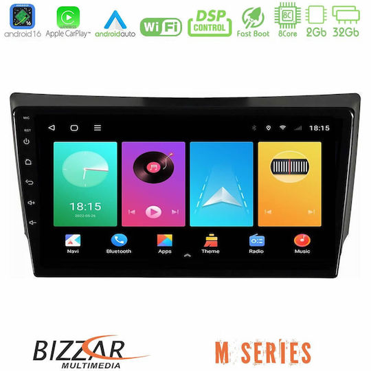 Bizzar Car Audio System for Ssangyong Rexton 2002-2006 Bluetooth USB WiFi GPS Apple CarPlay Android Auto with 9" Touch Screen