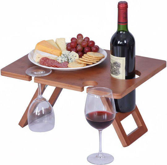 Relaxdays Bamboo Serving Tray 20x30x40cm