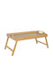 Relaxdays Tavă De Pat Din Bambus 24x60x30cm