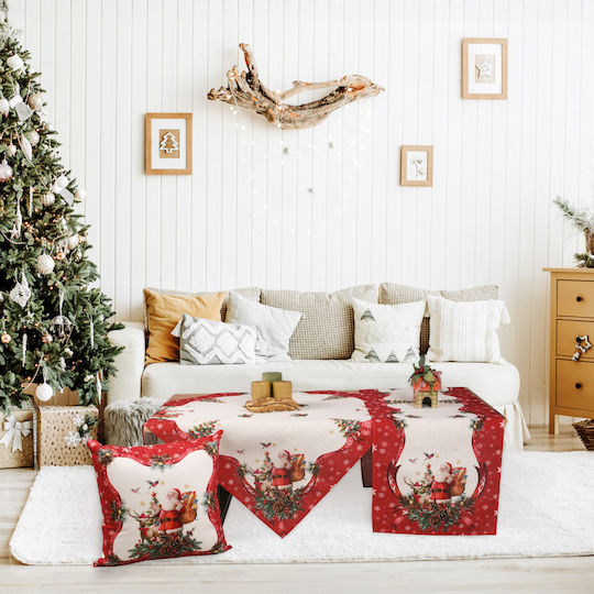 Ilis Home Christmas Tablecloth Santa Claus 180x140cm