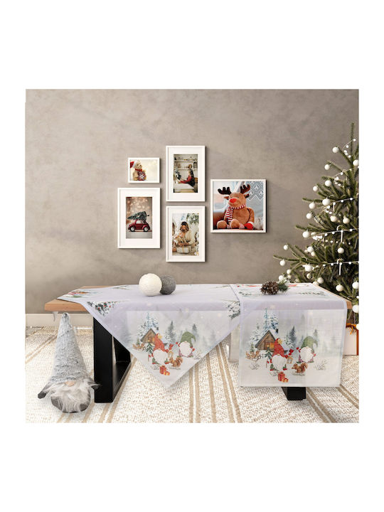 Ilis Home Christmas Plaid Square Tablecloth 140x140cm