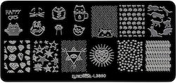 Luxorise Nail Art Metal Nail Stamping Template Born To Play Luxorise Nail Art Metal Nail Stamping Template Born To Play