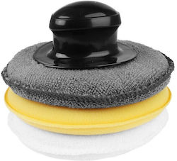 Set 3 Polishing Sponge Applicators Waxes Varnishes Holder Carmotion