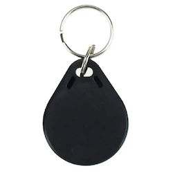 125khz Rfid Tag Μπρελόκ Ανθεκτικό Πλαστικό Μαύρο