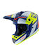 Kenny MX Track Navy/Neon Yellow Κράνος Μηχανής Motocross ECE 22.05 1235gr