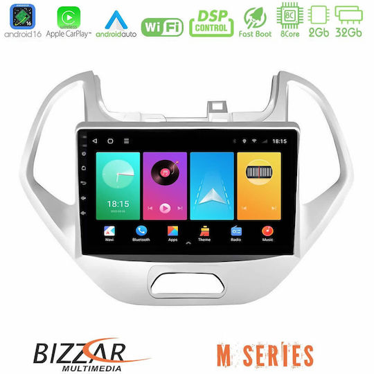 Bizzar Auto-Audiosystem für Ford Ka 2016-2020 mit Touchscreen 9" Bluetooth USB Eingebautes Wi-Fi GPS Apple CarPlay Android Auto