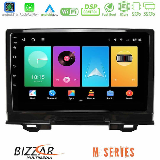 Bizzar Car Audio System for Honda HR-V 2021 (Bluetooth/USB/WiFi/GPS/Apple CarPlay/Android Auto) with 9" Touch Screen