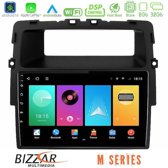 Bizzar Автомобилна Аудио Система за Opel Vivaro Renault Trafic Nissan Primastar 2011-2014 (Bluetooth/USB/Wi-Fi/GPS/Apple CarPlay/Android Auto) с Touch Screen 10"