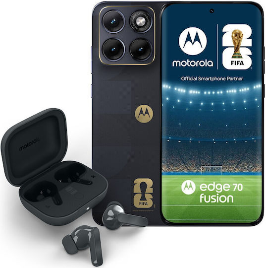 Motorola Edge 70 Fusion 5G (8GB/256GB) PANTONE Silhouette FIFA Edition + Moto Buds