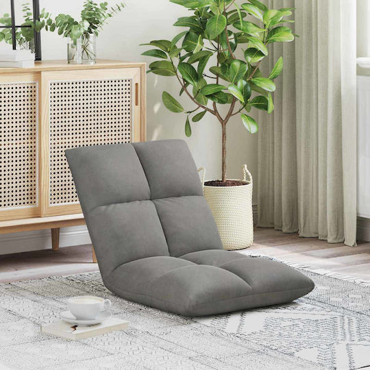 vidaXL Gartenstühle Metallisch Außen Grau