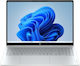 HP OmniBook 3 17-dp0001nv 17,3" Vollständige HD Ryzen 7-160/16GB/512GB SSD W11 Startseite Glacier Silber Internationales Englisch Tastatursprache