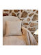 Xionoula Home Python Ριχτάρι Πολυθρόνας Chenille 180x180εκ. Ivory