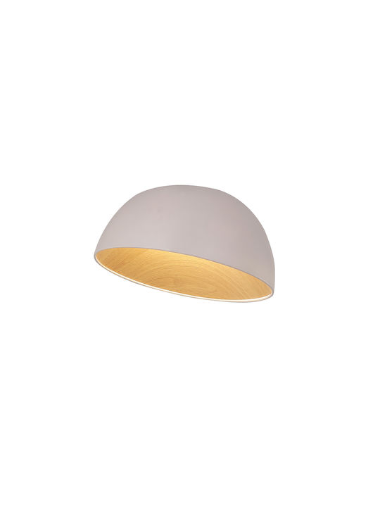 Sun Light Πλαφονιέρα Οροφής Μπεζ με Ενσωματωμένο LED και Τηλεχειριστήριο