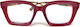 GafasVenice Reading Glasses +3.00 in Red Colour