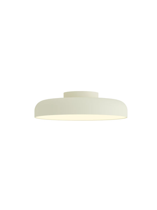 Sun Light Πλαφονιέρα Οροφής Μπεζ με Ενσωματωμένο LED
