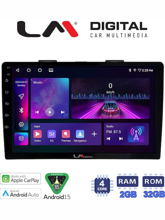 LM Digital Автомобилна Аудио Система За Fiat 500L 2012 Bluetooth USB Вграден Wi-Fi GPS Apple CarPlay Android Auto