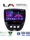 LM Digital Car Audio System for Peugeot 107 Toyota Aygo Citroen C1 2005-2014 Bluetooth USB Wi-Fi GPS Apple CarPlay Android Auto