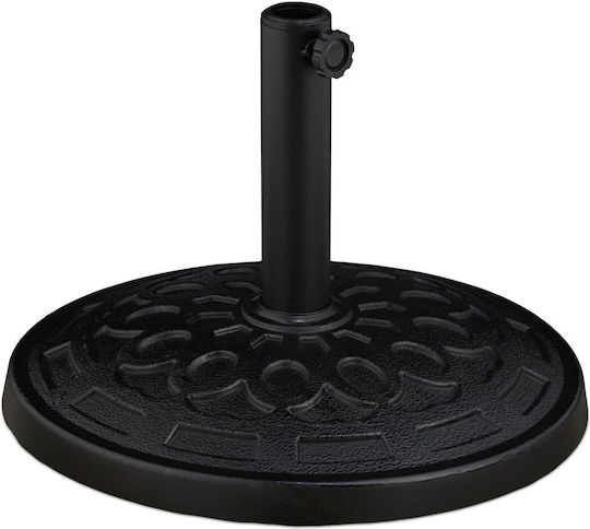 Relaxdays Umbrella Stand Black 34x48.5x48.5cm